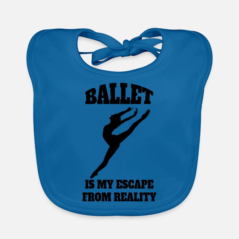 Ballet Dancer Gift Ballerina Dance Class Dance Organic Baby Bibs