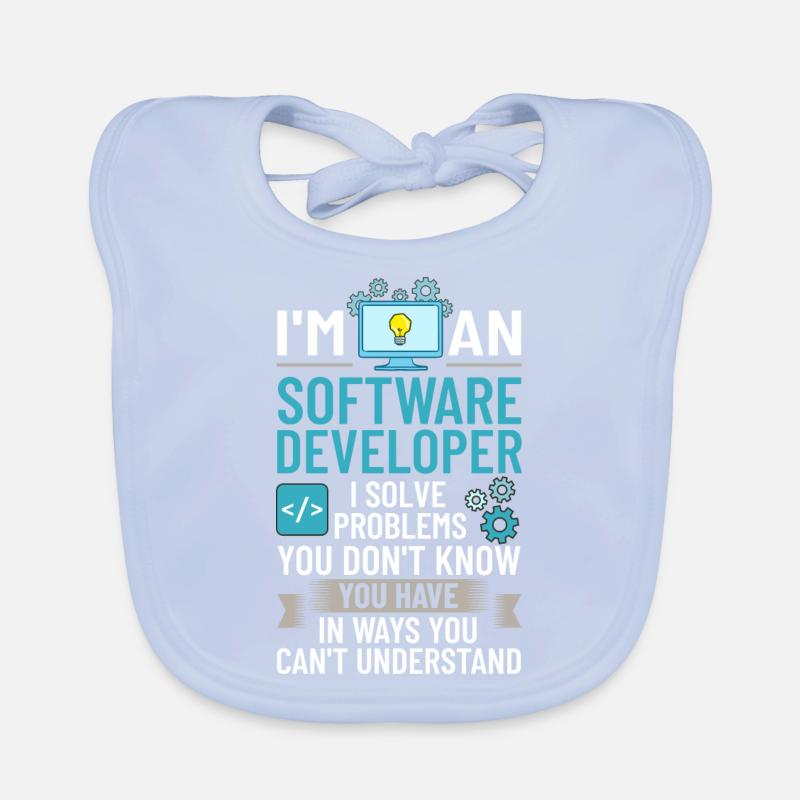 Software Entwicklung Softwareentwickler Entwickler Baby Bio-Lätzchen