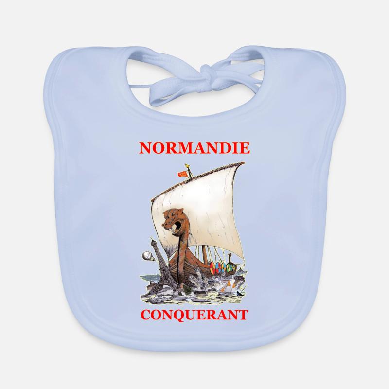 NORMANDY CONQUERANT creation Louis RUNEMBERG © Organic Baby Bibs
