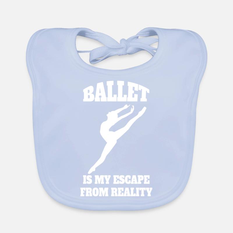 Ballet Gift Dance Dancer Ballerina Dance Class Organic Baby Bibs