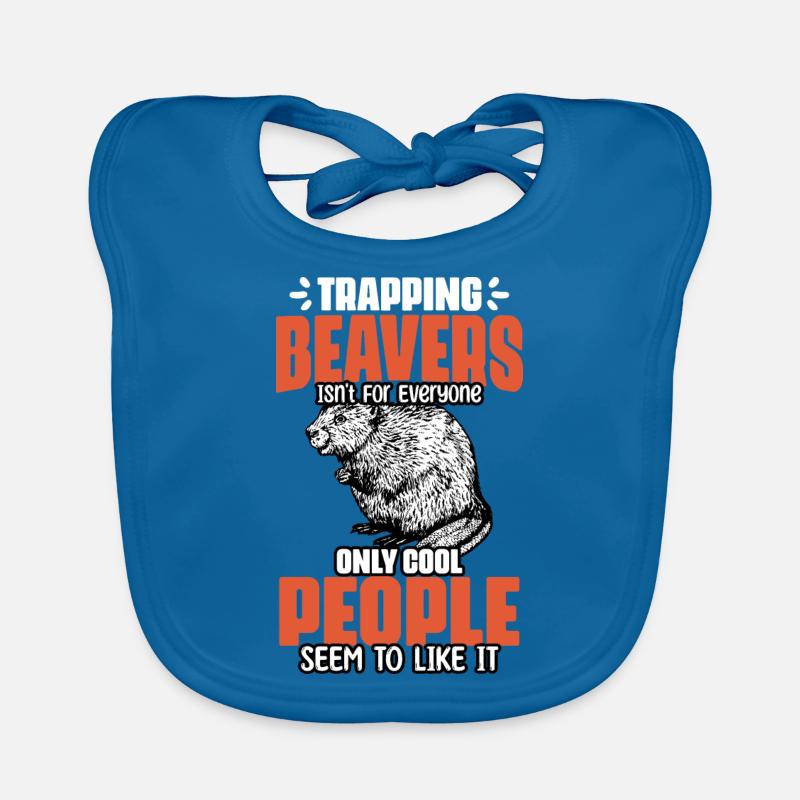 Awesome Beaver Trapping For A Beaver Hunter Beaver Organic Baby Bibs