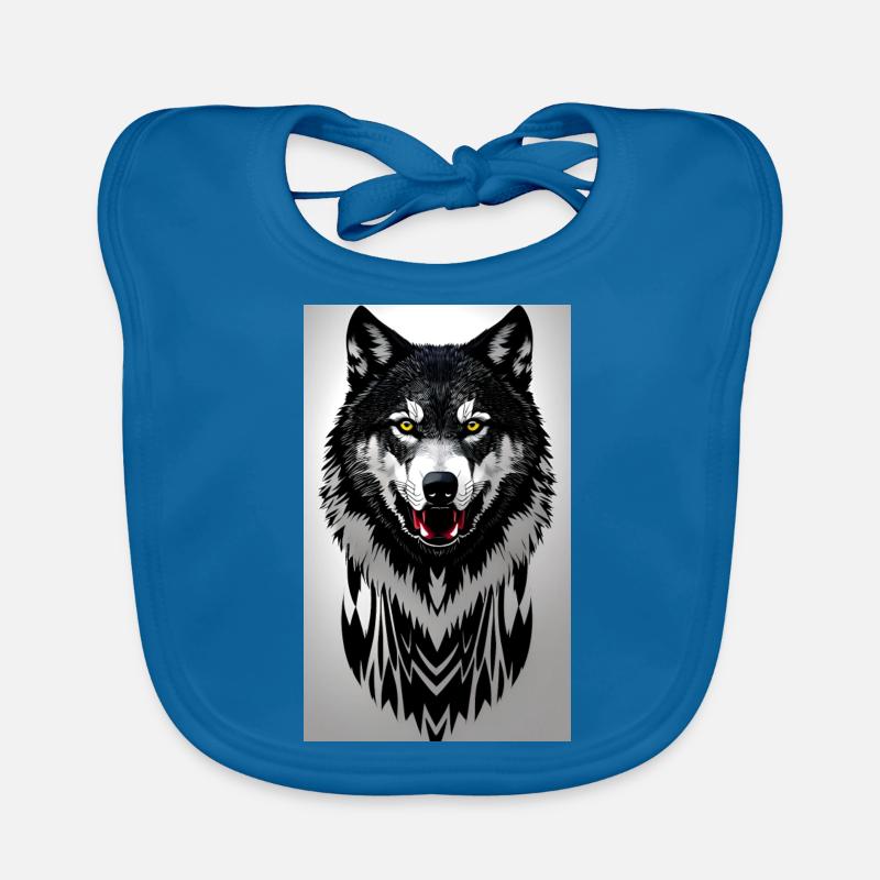 Loup Bavoir bio Bébé