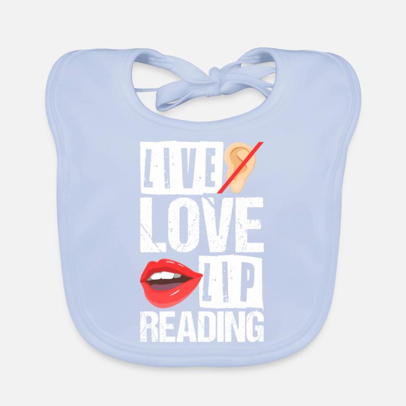 Deaf Deaf Sign Language Deaf Pride Organic Baby Bibs