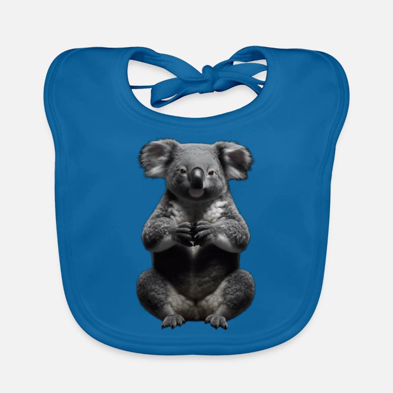 Praying Koala Organic Baby Bibs