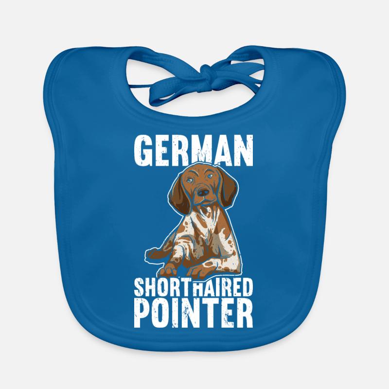 German Shorthaired Pointer Organic Baby Bibs