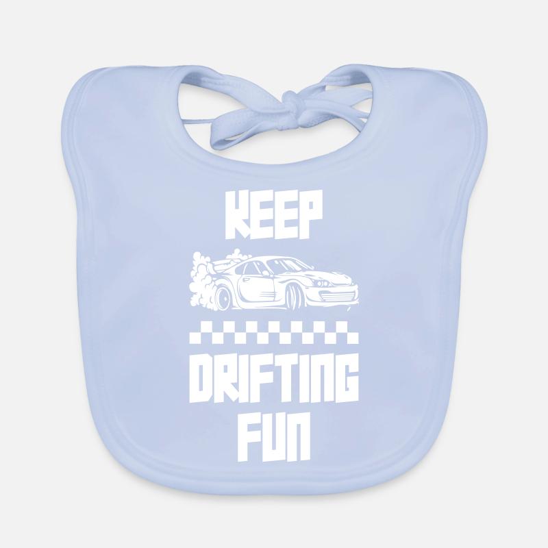 Keep Drifting Fun Baby Bio-Lätzchen