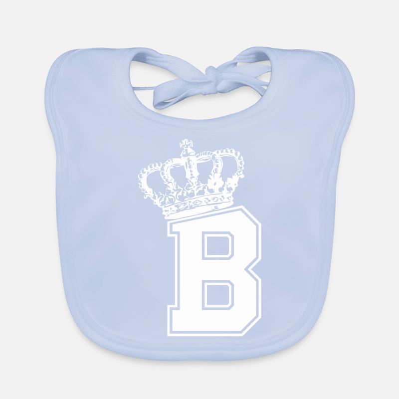 Buchstabe B King Baby Bio-Lätzchen