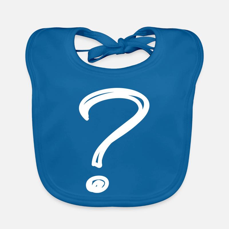 A question mark Organic Baby Bibs