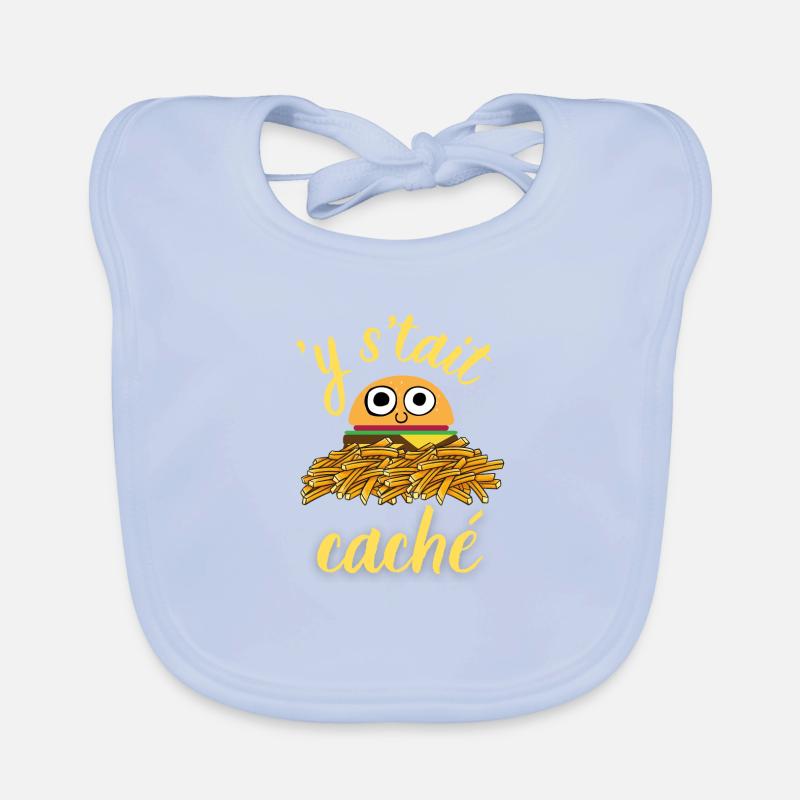 steak caché Bavoir bio Bébé