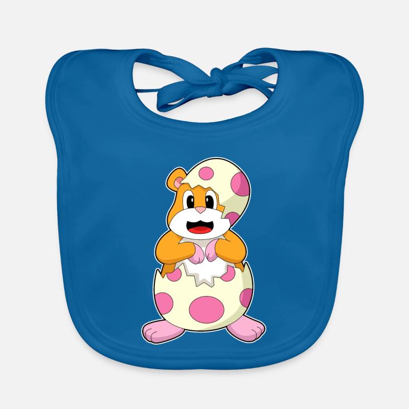 Hamster Eggshell Organic Baby Bibs