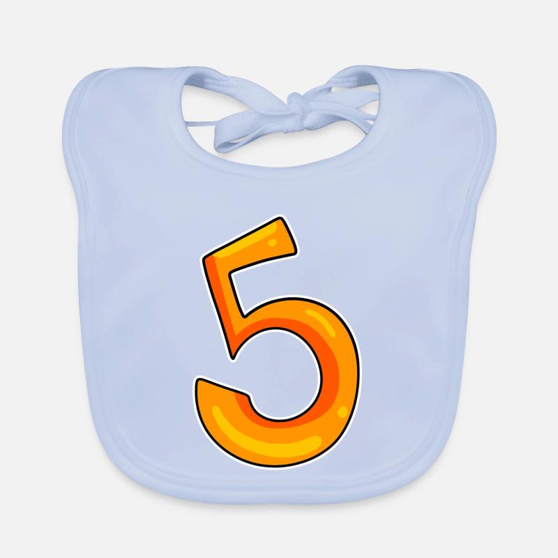 Numéro 5 Numéro Bavoir bio Bébé