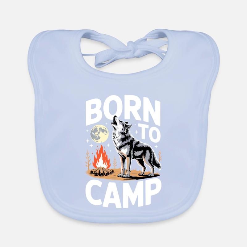 Born to Camp Organic Baby Bibs