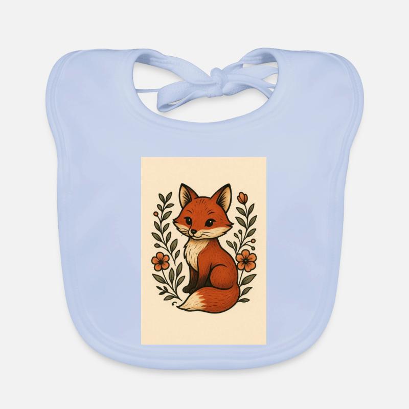 Large tortoiseshell Organic Baby Bibs