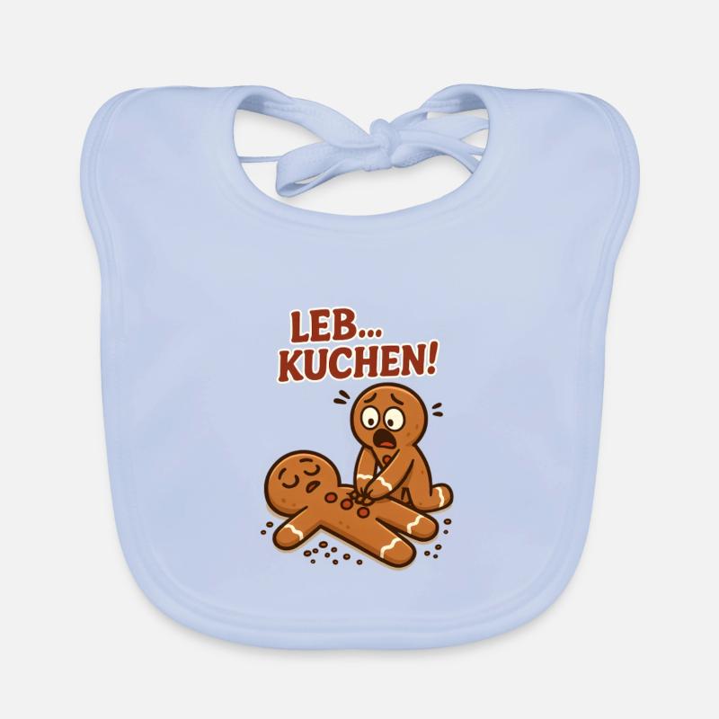 Lustiger Lebkuchen Spruch Baby Bio-Lätzchen