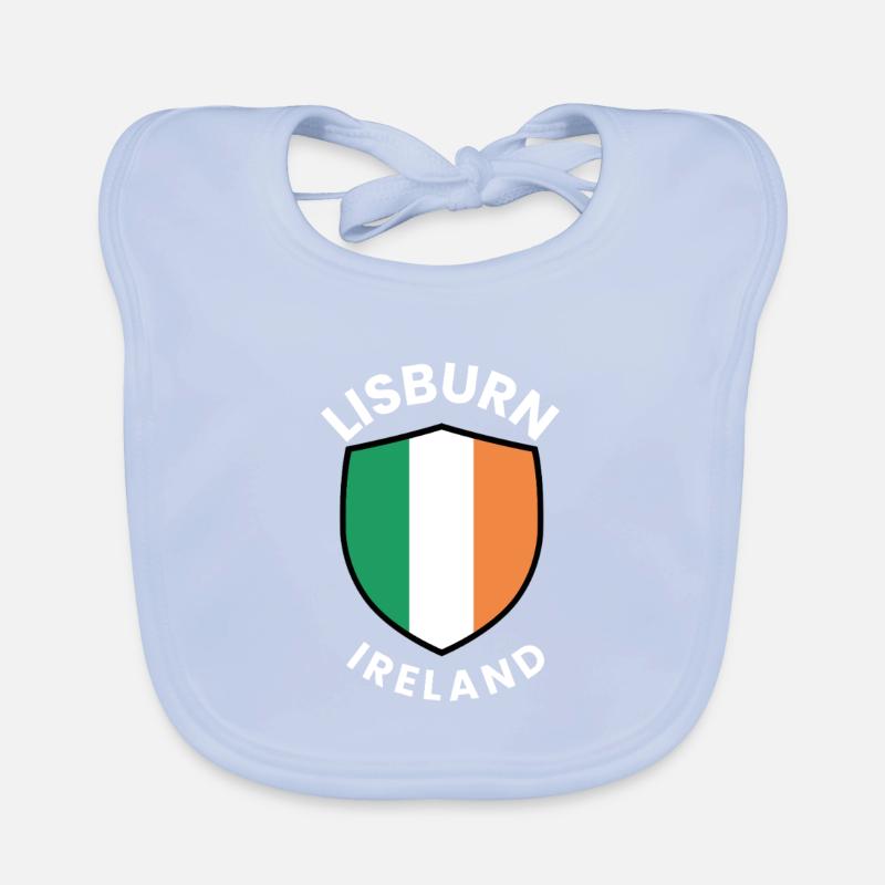 Lisburn Shield Irish Flag Tee Baby Bio-Lätzchen