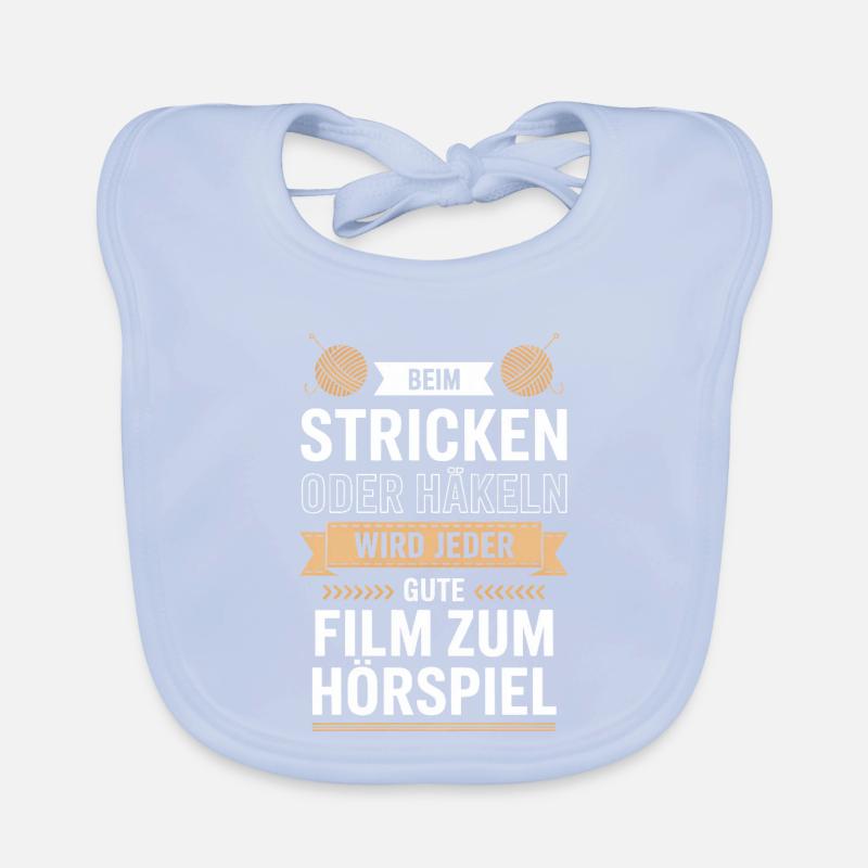 Stricken oder Häkeln Hörspielzauber Baby Bio-Lätzchen