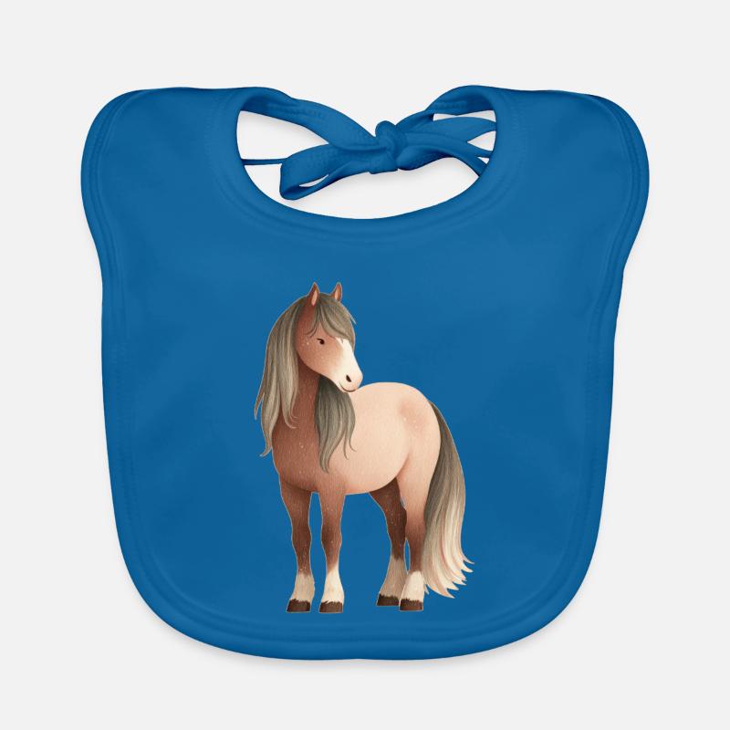 Pferd Baby Bio-Lätzchen