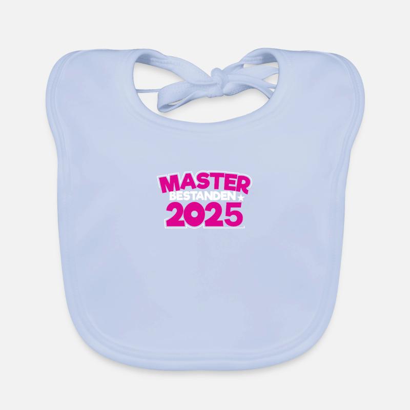 Master 2025 Diplôme de Master Graduation Bavoir bio Bébé