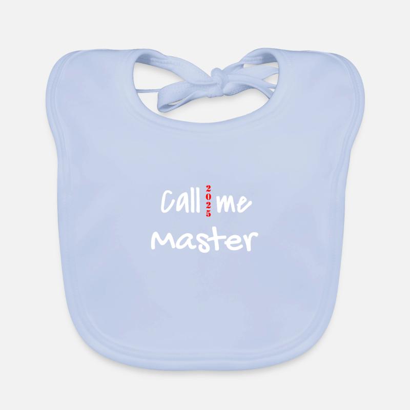 Master 2025 Masterabschluss Sponsion Graduation Baby Bio-Lätzchen
