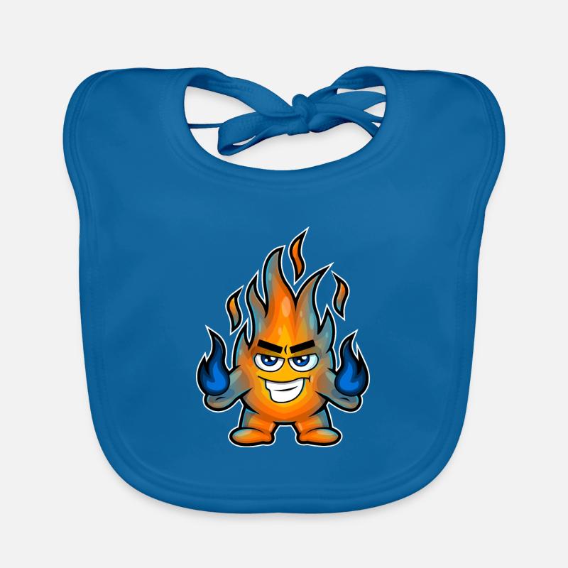 Flame Fire-Bender Organic Baby Bibs