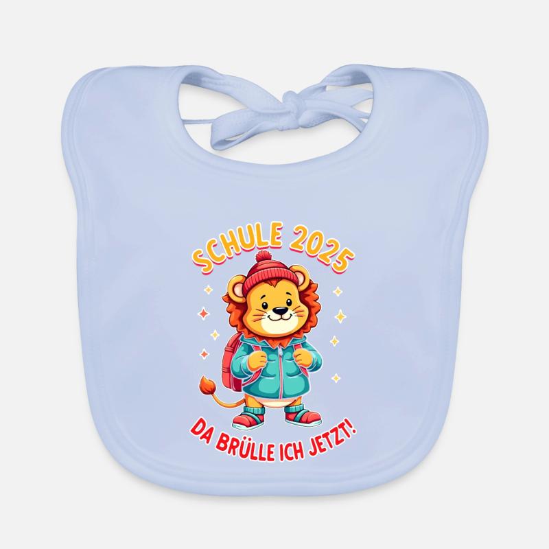 Kinder Schulkind 2025 Junge Einschulung Mädchen Baby Bio-Lätzchen