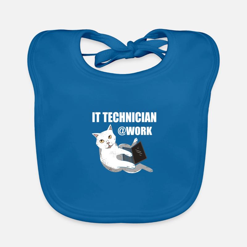 IT technicien de chat programmeur Techie Bavoir bio Bébé