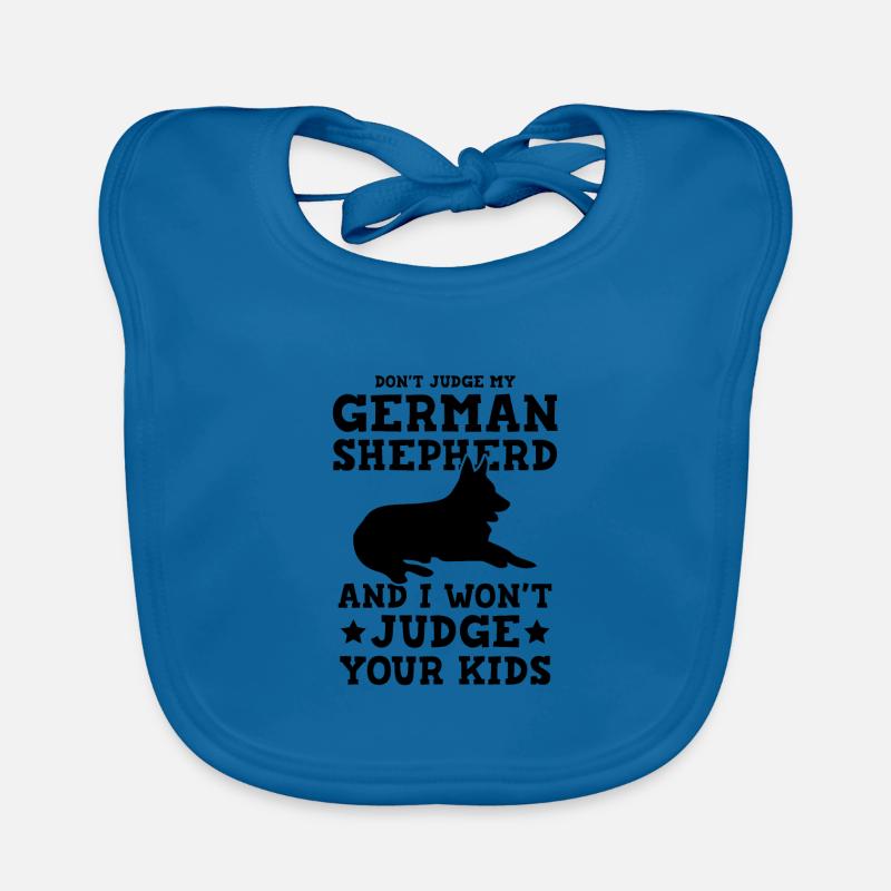 German Shepherd Organic Baby Bibs