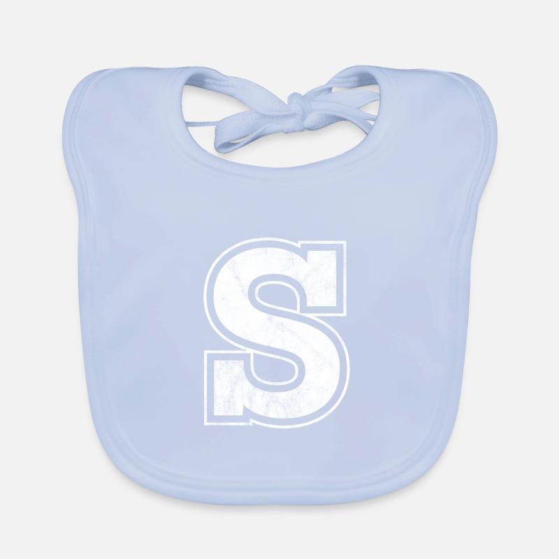 Lettre S Bavoir bio Bébé