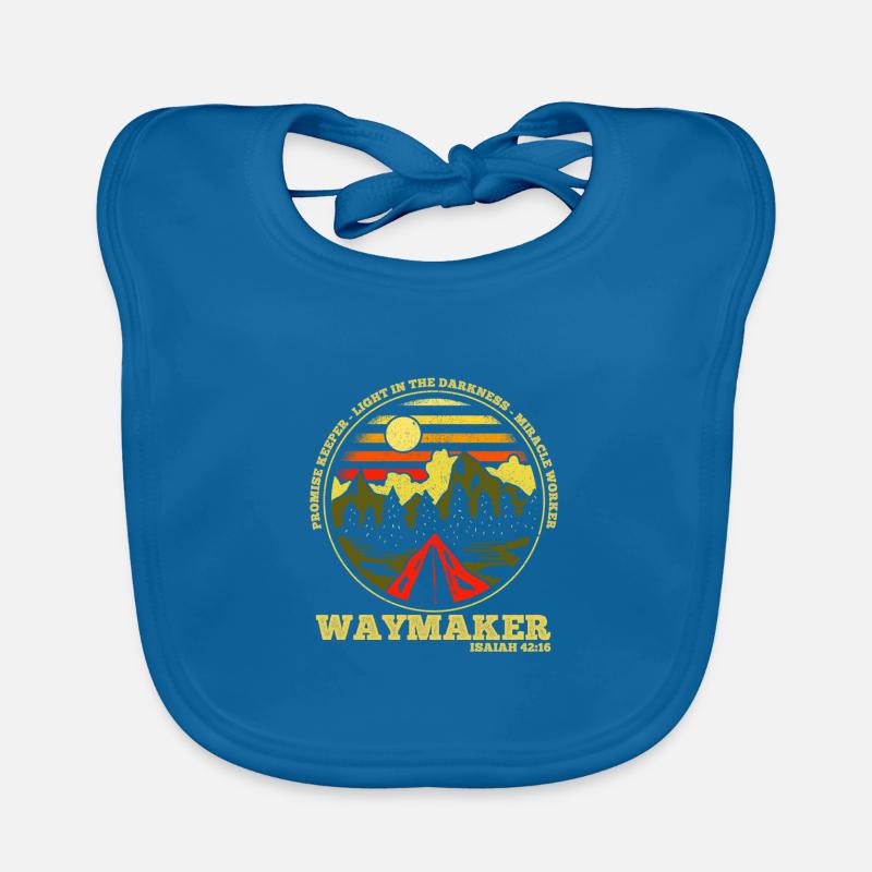 Trailblazer, Miracle Worker, Promise Keeper Organic Baby Bibs