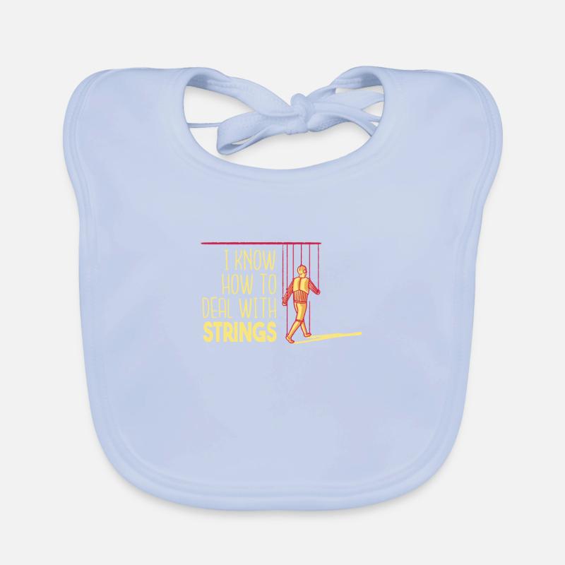 I know how to handle strings Organic Baby Bibs