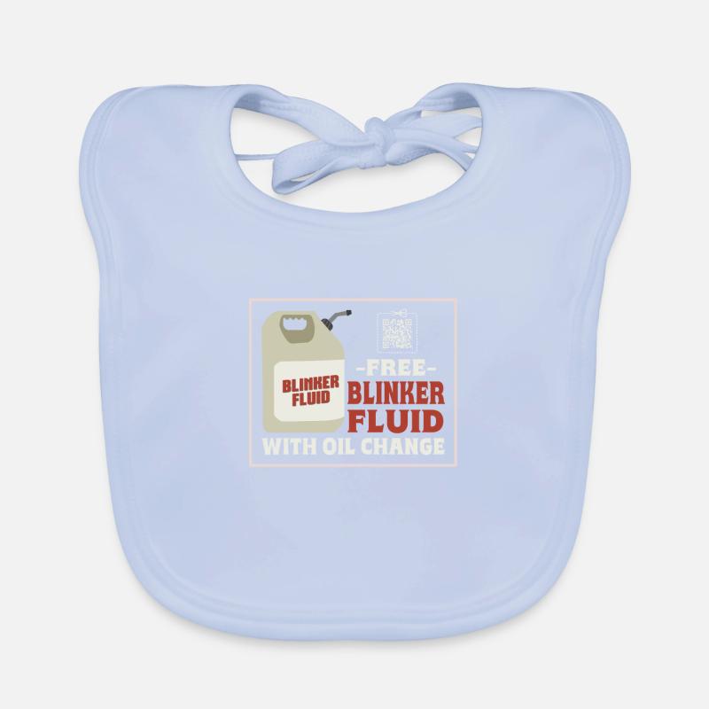 Kostenlose Blinkerflüssigkeit mit Ölwechsel – Baby Bio-Lätzchen