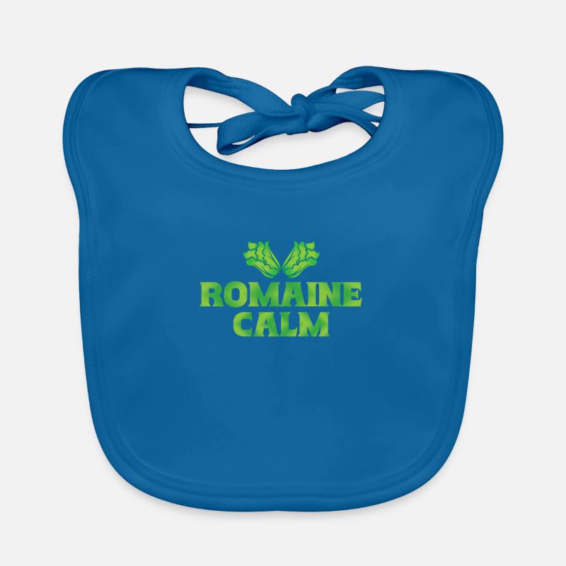 Romaine Calm Funny Vegetable Design Organic Baby Bibs