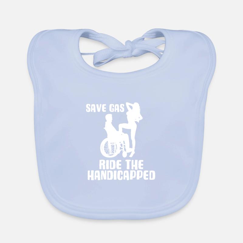 Handicapped Empowerment Illustration for Organic Baby Bibs
