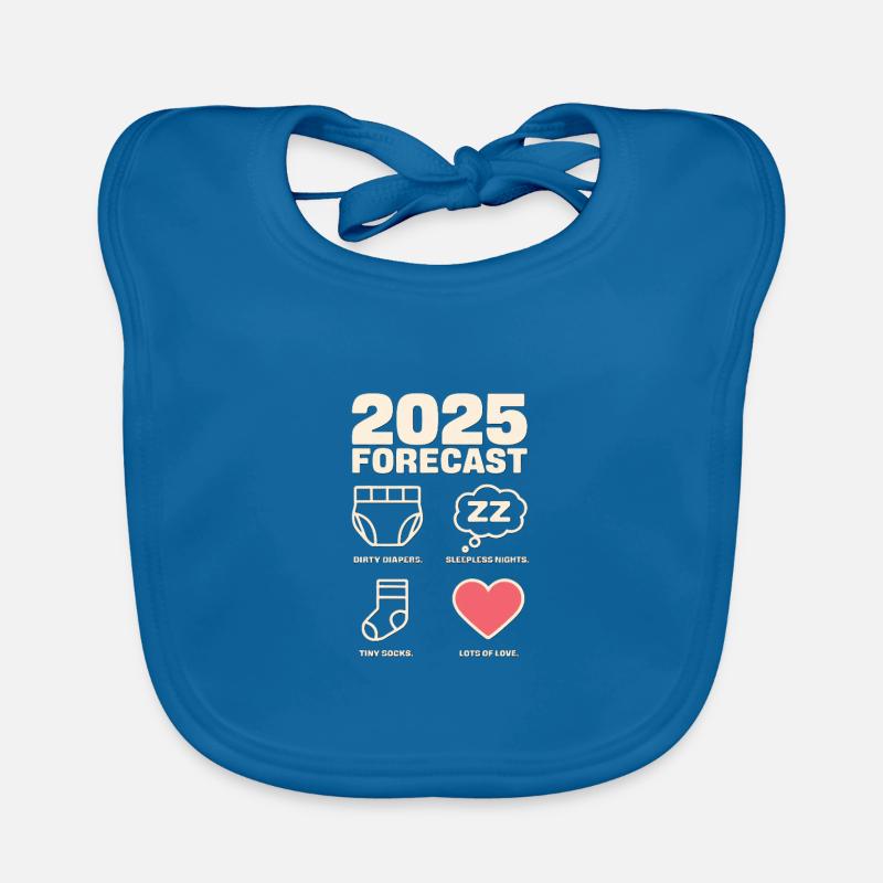 2025 Prognose: Windeln, Nächte, Socken, Liebe Baby Bio-Lätzchen