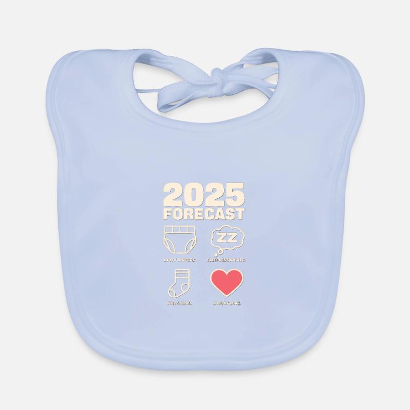 2025 Prognose: Windeln, Nächte, Socken, Liebe Baby Bio-Lätzchen