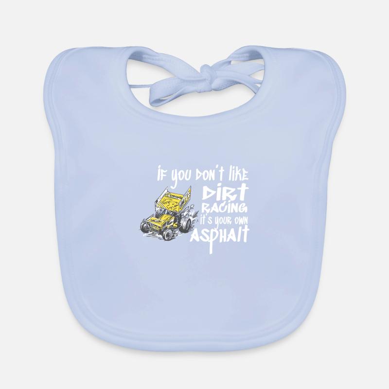 Si vous n’aimez pas les courses sur terre, c’est à vous Bavoir bio Bébé