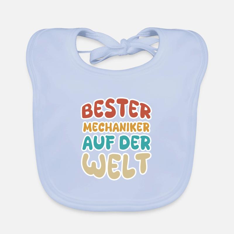 Vocation Mechanic Organic Baby Bibs