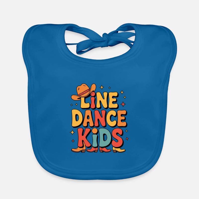 Line Dance Kids Kinder tanzen Linedance Baby Bio-Lätzchen