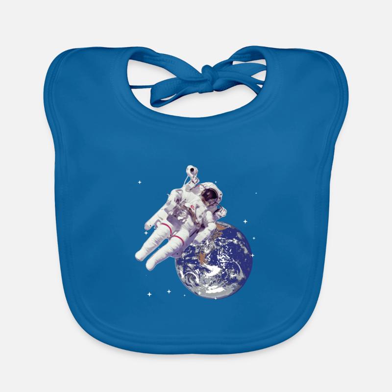 Astronaut in space Organic Baby Bibs