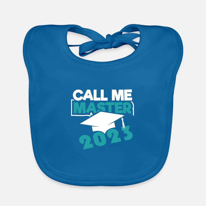 Master 2023 Graduation Graduation Uni Organic Baby Bibs