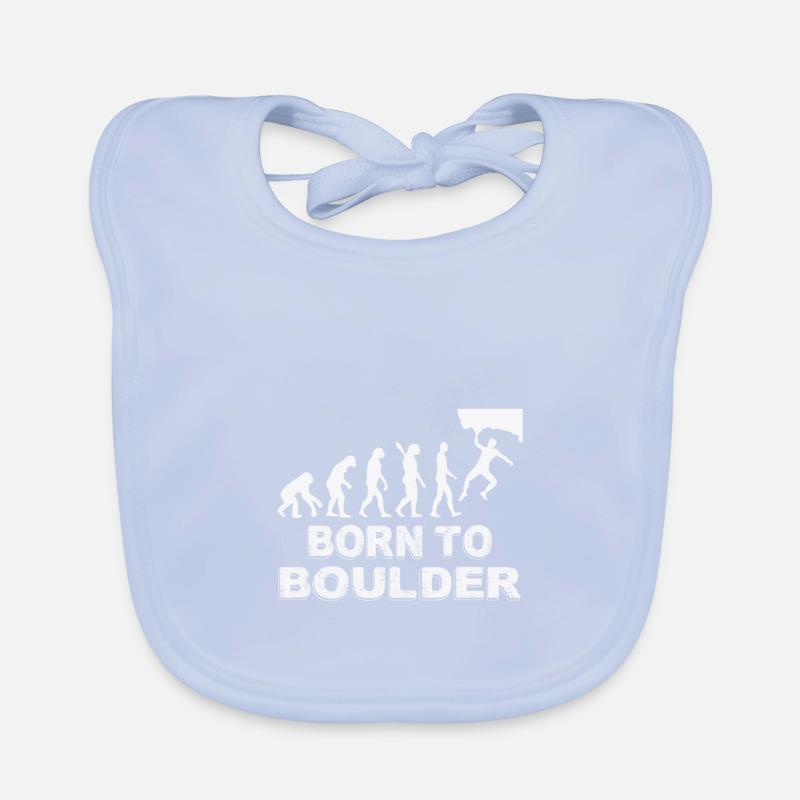 bouldering; Evolution; boulder; Sports; Climb Organic Baby Bibs