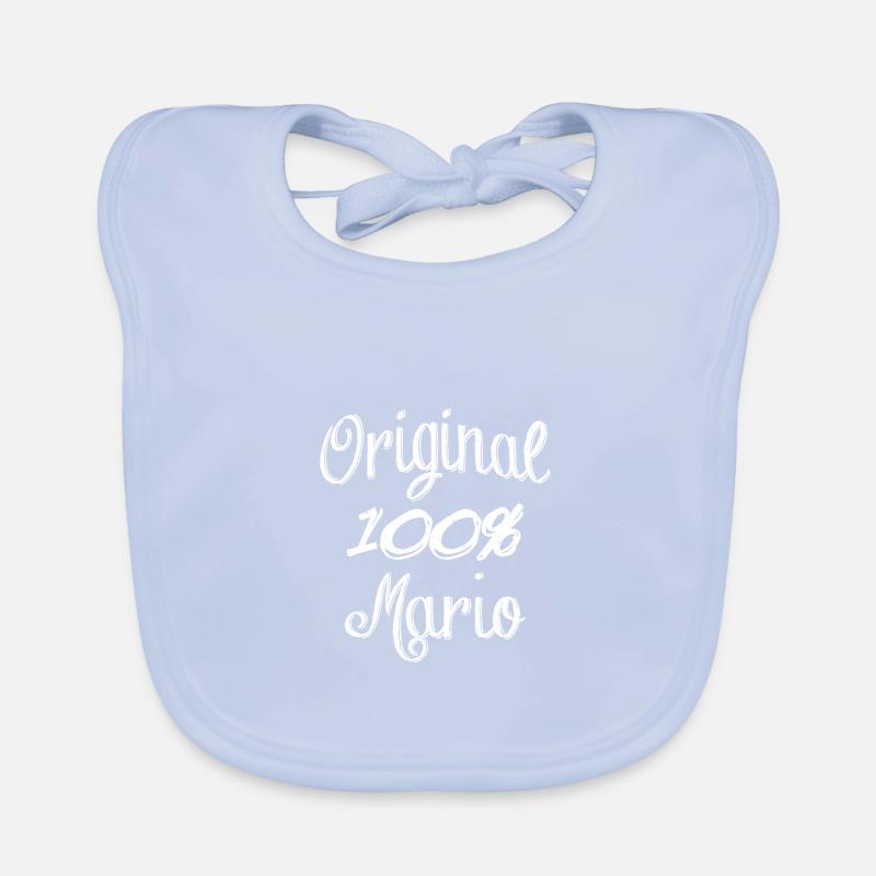 100% Original Mario Organic Baby Bibs