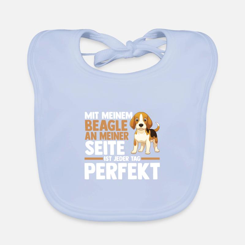 Dog Beagle Organic Baby Bibs