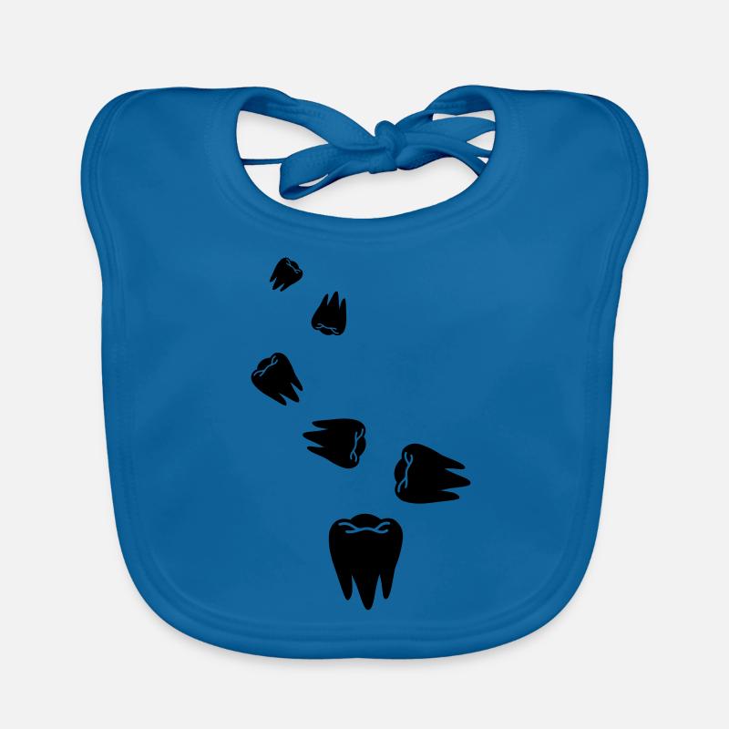 Symbole de l’icône de dent Bavoir bio Bébé