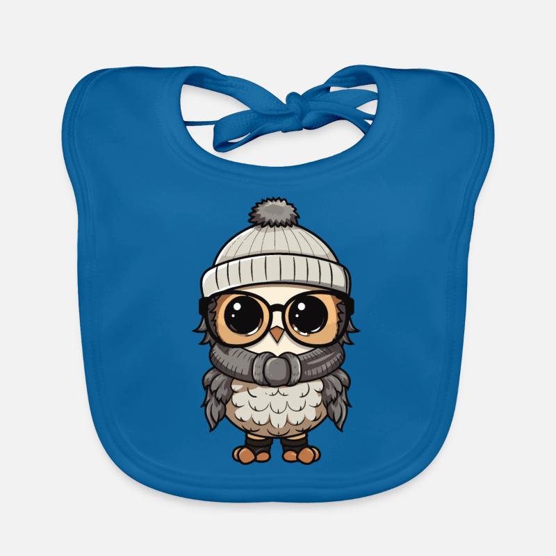 Eule Winter Cozy Baby Bio-Lätzchen