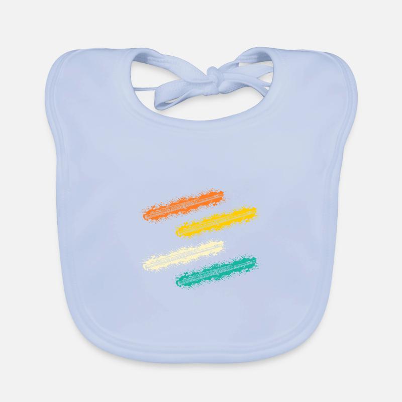 Flute player Organic Baby Bibs