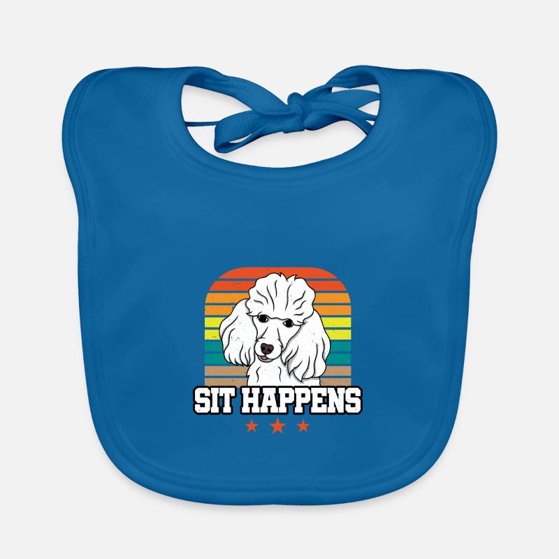 PUDEL sit happens Organic Baby Bibs
