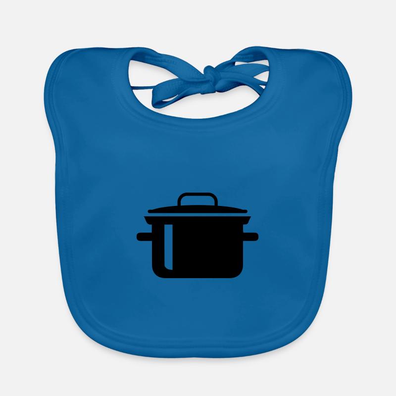 symbole de marmite Bavoir bio Bébé