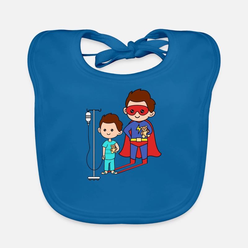 Superheldenshirts Baby Bio-Lätzchen