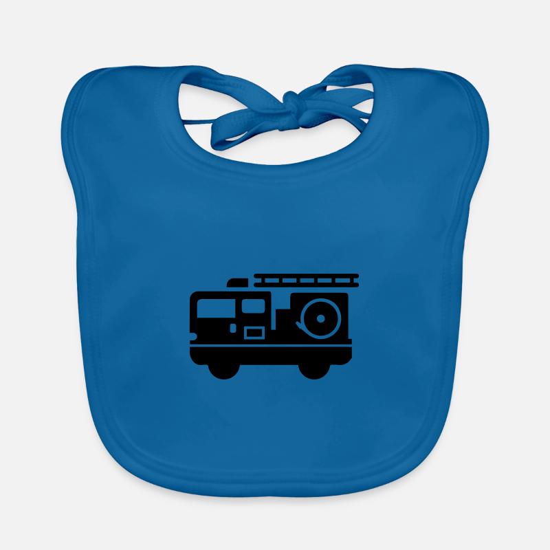 Fire engine Organic Baby Bibs